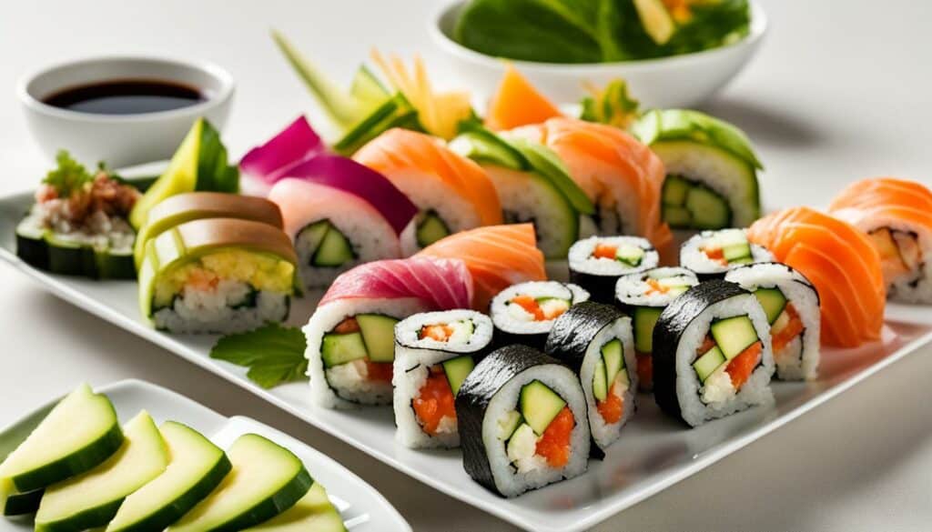 low calorie sushi rolls